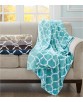 Throw Blankets: 60" x 70" Madison Park Oversized Geometric Print Plush Throw $15, More