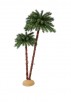 Puleo International Premium 3.5-/6-Foot Pre-Lit Artificial Palm Tree