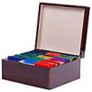 Tea Time 96-Count Fine Organic Tea Assortment with Storage Chest