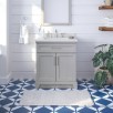 Lowes: allen + roth Felix 30-in Vintage Gray Single Sink Bathroom Vanity $299, More
