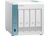 QNAP 4-Bay Personal Cloud NAS for Backup and Data Sharing 4-core 1.7GHz 1GB RAM w/ Lockable Drive
