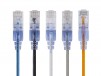 5-Pk Monoprice SlimRun Cat6A 30AWG Snagless RJ45 Ethernet Cables: 1