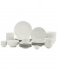Tabletops Unlimited Whiteware 42-PC. Dinnerware Set, Service for 6 (Amelia or Fiore)