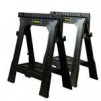 Stanley 32 in. H x 26-7/8 in. W x 2-1/8 in. D Folding Sawhorse 1000 lb. capacity Black 1 pair $20, More