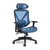 Union & Scale FlexFit Dexley Mesh Task Chair, Blue (UN59375)