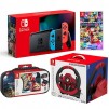 Nintendo Switch Console & Mario Kart Deluxe 8 Game with Racing Wheel & Case $480 +  $163 Cash Back