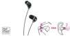 JVC HA-FX33B 3.5Mm Portable Marshmallow In-Ear Noise Reducing Earbud Stereo Headphone - Black