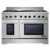 NXR Stainless Steel 48" Gas Range with LED