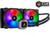 CORSAIR Hydro Series, H115i RGB PLATINUM, 2 x ML PRO 140mm RGB PWM Fans, RGB Lighting & Fan Control