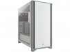 Corsair 4000D Tempered Glass ATX Mid Tower Computer Case (White or Black Steel)