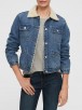 Gap Sherpa-Lined Medium Denim Jacket