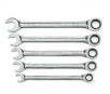5-Piece GearWrench or TEQ Correct Professional Ratcheting Wrench Set $15 each