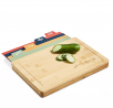 Art & Cook 5-Pc. Bamboo Board & Cutting Mat Set