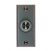 Carlon Oil Brushed Bronze Brass Wired Pushbutton Doorbell