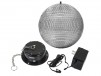 Stage Right by Monoprice 8-inch Mirror Ball & Motor with LED Lights Package