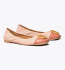 Tory Burch Minnie Patent Cap-Toe Ballet Flat
