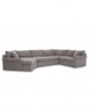 Wedport 3-Pc. Fabric Sofa Return Sectional Sofa with Cuddler