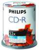 Philips 700MB/80-Minute CD-Rs (100-Pack)