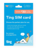Ting $30 Service Credit SIM Card Kit for Unlocked Phones (GSM)