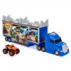 Monster Jam 2-in-1 Transforming Hauler Playset w/ El Toro Loco Monster Truck Toy