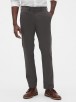GapFlex Essential Straight Fit Khakis w/ Washwell (Soft Black, Limited Sizes)