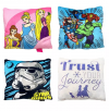 2-Pack Character 12" x 12" Squishy Decorative Throw Pillows