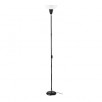 TaGARP Floor uplighter with light bulb, black/white