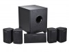 Monoprice 5.1 Channel Home Theater Satellite Speakers & Subwoofer, Black