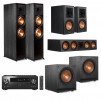 Klipsch Reference Premiere 5.2 Home Theater System, Ebony with Receiver