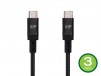 Monoprice Wrap Series Charge and Sync USB Type-C to Type-C Cable, USB 2.0