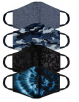 American Exchange Printed Face Masks 4-Pack