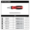 Milwaukee 9-in-1 Multi-Bit Ratcheting Screwdriver + 8-in-1 Multi-Bit Ratcheting Screwdriver