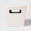 Target: Threshold Small Tapered Bin (various colors) $3.6, 11" Small Coiled Rope Basket  $4.8,More