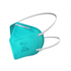BYD Care Non-Medical Disposable N95 Respirator Face Masks, Adult Size, Teal, Box Of 20