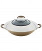 Advanced Home Hard-Anodized 14" Nonstick Wok with Side Handles