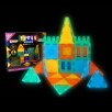 Tytan Glow-in-the-Dark Magnetic Learning Tiles, 60 Piece Building Set Focused on STEM Education