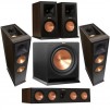 Klipsch Reference Premiere RP-280FA 5.1 Home Theater System, Walnut/Black