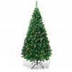 WELLFOR 7-ft Traditional Artificial Christmas Tree with (Unlit) Lights (1 Set)