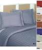 Striped 250 Thread Count Duvet Cover Set