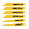DeWalt Bi-Metal Reciprocating Saw Blade Set Multi TPI 6 pk
