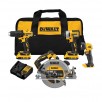 DeWalt 4-Tool 20V Max Brushless Power Tool Combo Kit w/ 2x 2.0Ah Batteries + Case