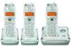 GE 5.8GHz Analog Cordless Phone System with Three Handsets and Chargers