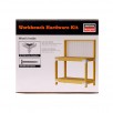 Simpson Strong-Tie DIY Workbench Shelving Kit Galvanized Workbench Brackets