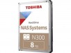 8TB Toshiba N300 NAS Systems 7200 RPM 3.5" Internal Hard Drive