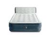 Intex 18" Deluxe Pillow Top Air Mattress w/ Electric Pump + Headboard (Queen)