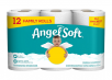 12-Count 2-Ply Angel Soft Family Rolls Bath Tissue