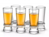 JoyJolt Glassware: 6-Pc Afina Heavy Base Shot Glass Set