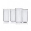 4-Piece Luminarc Glassware Sets: 19-oz Concerto Stemless Wine Glasses $4.99, More