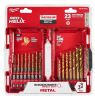 Milwaukee Shockwave Red Helix 23-Piece Titanium Drill Bit Set