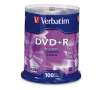 Verbatim DVD+R/-R Recordable Discs, 4.7GB, 100 per Spindle Pack